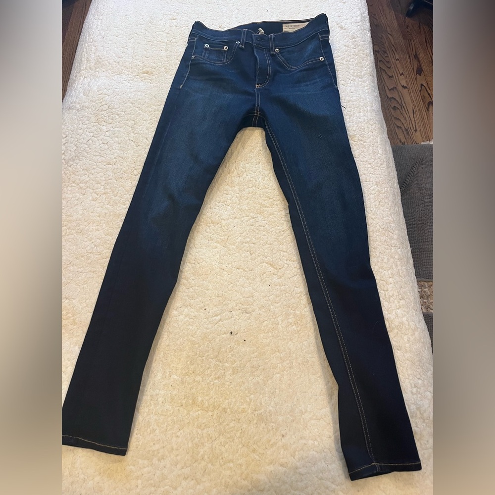 rag & bone Women's Deep Indigo Skinny Jeans